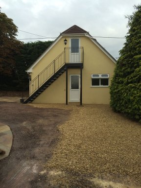 	Double garage with office