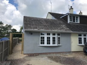 Home extension in Gussage