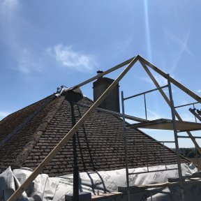 Completed two storey extension