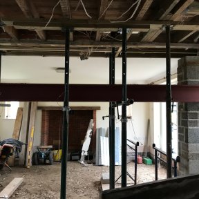 Completed house extension