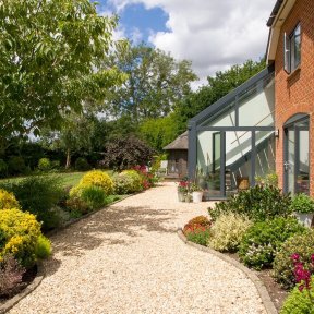 Completed house extension