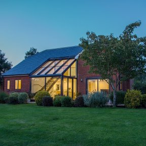 Completed house extension