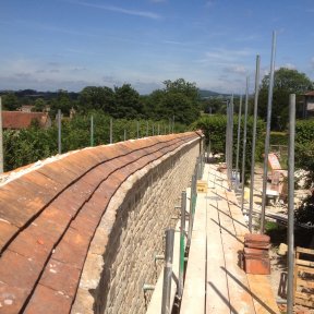 Wall tile capping
